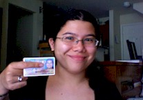 girl with fake id